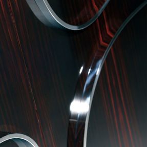 Luisapeixotodesign Curve Silver Cabinet