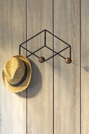 Kann Design Epure Trio Black And Teak Coat Rack