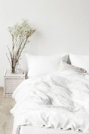 Rafa Kids White Stonewashed Linen Bedding Set