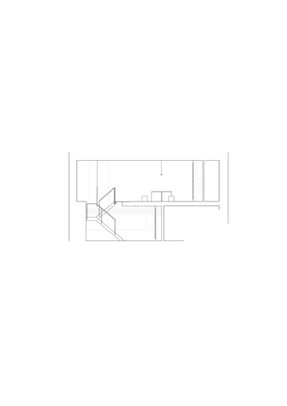 Office With Silver Curtain