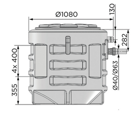 Sanifos 610 GR  Pumping Station