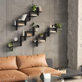 Umbra Montage Metal Wall Shelves, Set of 2