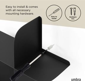 Umbra Montage Metal Wall Shelves, Set of 2