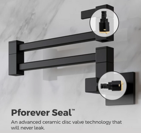 Pfisterfaucets Modern Square Pot Filler