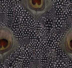 Mineheart Peacock Feathers Black And White Wallpaper