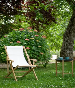 Unopiu Clio Folding Deckchair With Canvas