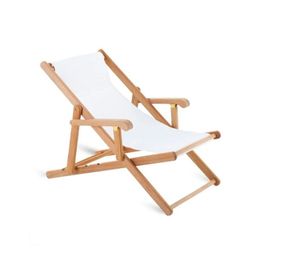 Unopiu Clio Folding Deckchair With Canvas