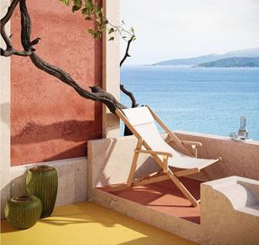 Unopiu Clio Folding Deckchair With Canvas