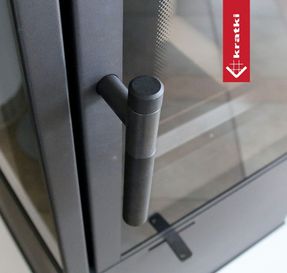 Kratki Wood Burning Steel Stove Kratki Thor View Ø 150 8 kw