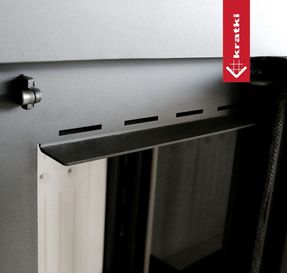 Kratki Wood Burning Steel Stove Kratki Thor View Ø 150 8 kw
