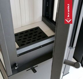Kratki Wood Burning Steel Stove Kratki Thor View Ø 150 8 kw
