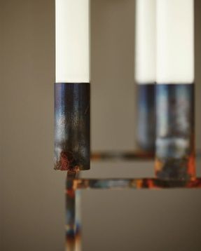 Audo Kubus 8 Raw Candle Holder