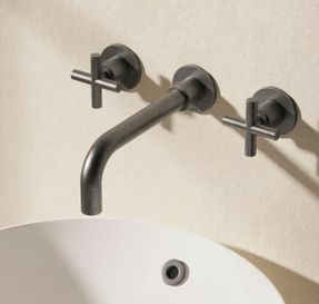 Crosswater Mpro Crosshead 3 Hole Wall Basin Tap