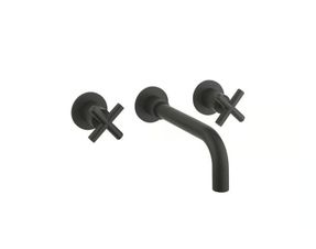 Crosswater Mpro Crosshead 3 Hole Wall Basin Tap