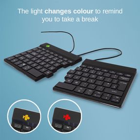 Posturite R-go Black Split Break Keyboard