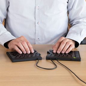 Posturite R-go Black Split Break Keyboard