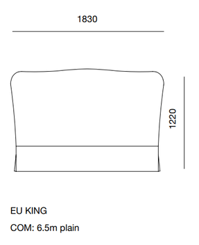Pinch Moreau Pleated Bed