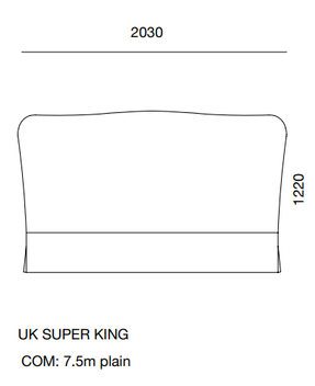 Pinch Moreau Pleated Bed