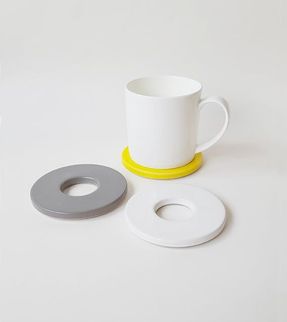 Thelermont Hupton Coaster Round Ceramic Primary