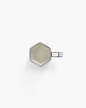 Serax Double espresso cup white - black carte blanche