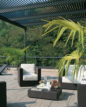Unopiu Pergola Meridienne In Polycarbonate