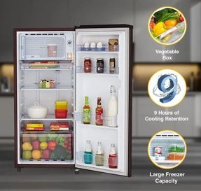Whirlpool Wde 184l 2 Star Single Door Refrigerator - Sherry Wine-y