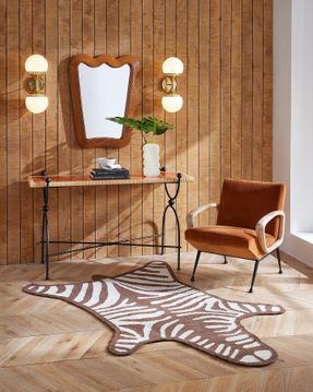 Jonathanadler Zebra Peruvian Flatweave Rug