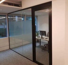Apton MK1 Aluminium framed single glazed acoustic door