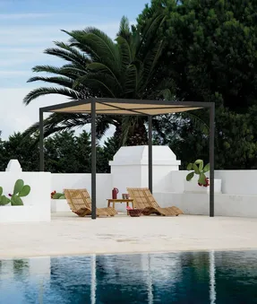 Unopiu Shibuya® Mobile Pergola In Aluminium