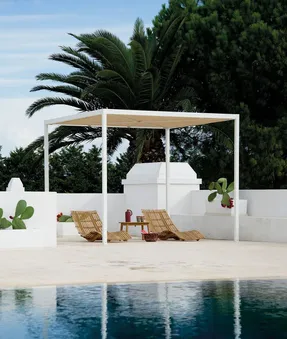 Unopiu Shibuya® Mobile Pergola In Aluminium