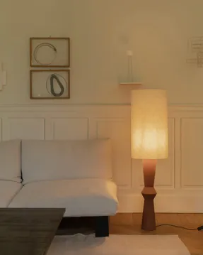 Serax Floor Lamp Red Brown Beige Marie-ann