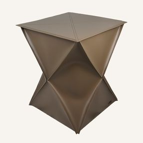Limac Laundry Basket In Prestigious Leather Clexi