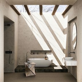 Limac Laundry Basket In Prestigious Leather Clexi