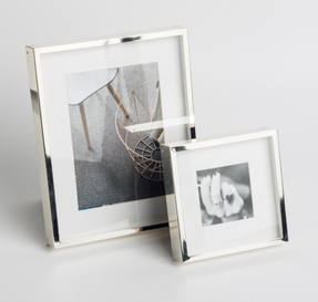 Flamant Boxs Picture Frame Silver-plated And Lacquered