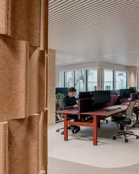 Greenmood Parenthese Acoustic Cork Wall
