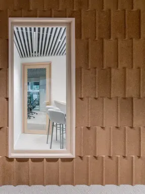 Greenmood Parenthese Acoustic Cork Wall