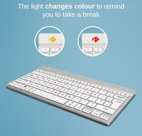 Posturite R-Go White Compact Break Mini Keyboard