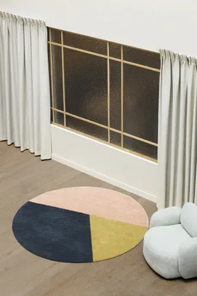 Northern Row rug circular trio