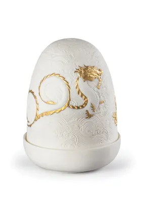 Lladro Dragons Dome Table Lamp