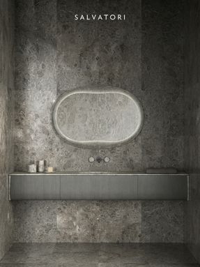 Salvatori Official Gris du marais® honed floors and walls