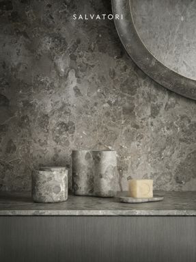 Salvatori Official Gris du marais® honed floors and walls