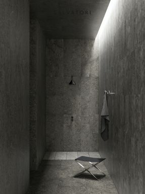Salvatori Official Gris du marais® honed floors and walls