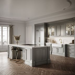 Lusso Palmetto Carrara Belfast Marble Polished Kitchen Sink 1000