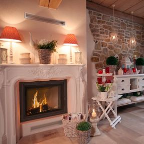 Kratki Boiler fireplace LUCY 16 kW Ø 200