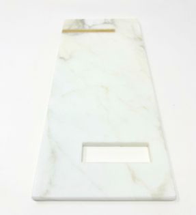 Pistore Marmi Brass – Rectangular Marble Chopping Board
