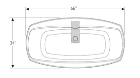 Jacuzzi Cetra® Skirted Bath Bathtubs