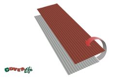 Firstcorporation Lastra Ondina Bi-color Roofing Sheet