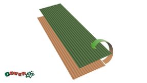 Firstcorporation Lastra Ondina Bi-color Roofing Sheet