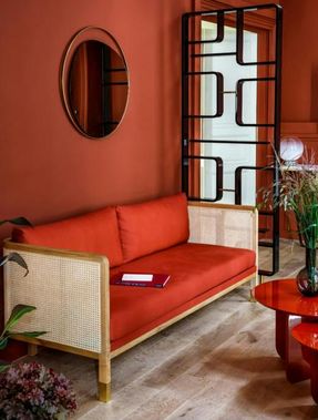 Red Edition Ellipse Mirror