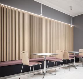 Carvart Linear Rib Wood Cladding